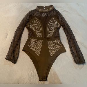 Rhinestone Bodysuit